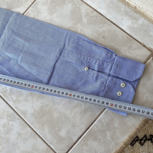 McNeal fine cotton blue button-down shirt