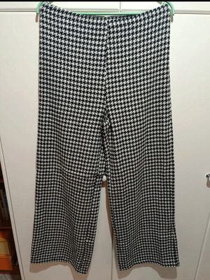 Fleece pti checkered pants used, wide fit, medium