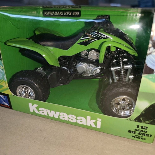 NewRay Scale 1:12 Kawasaki KFX450R ATV Green