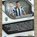 2025-26 Panini Prizm FIFA Soccer RC Kiril Despodov Hyper card like new