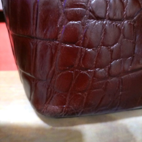 Pack of two used bags black and brown with zipper