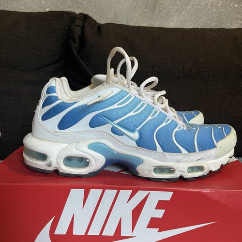 Nike Air Max Plus TN sneakers blue and white, size 43