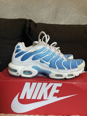 Nike Air Max Plus TN sneakers blue and white, size 43