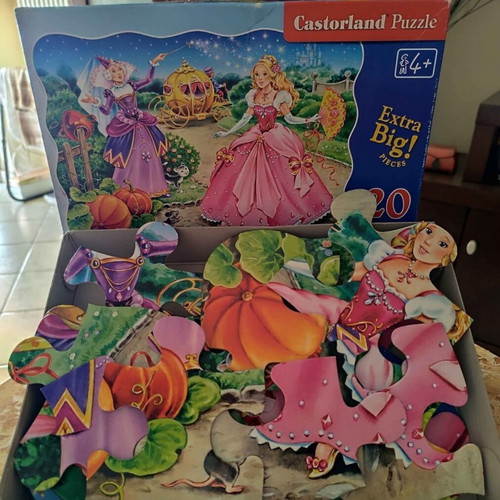 Cinderella puzzle, 24 pieces, for children 3+