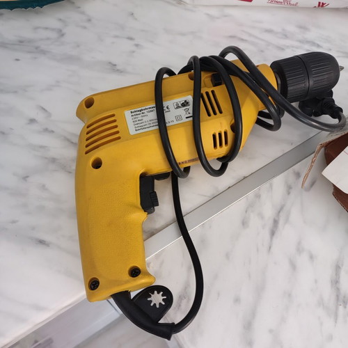 Brüder Mannesmann Hammer Drill 650 Watt used with 13 mm keyless chuck