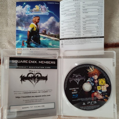Kingdom Hearts HD 1.5 Remix PS3 like new