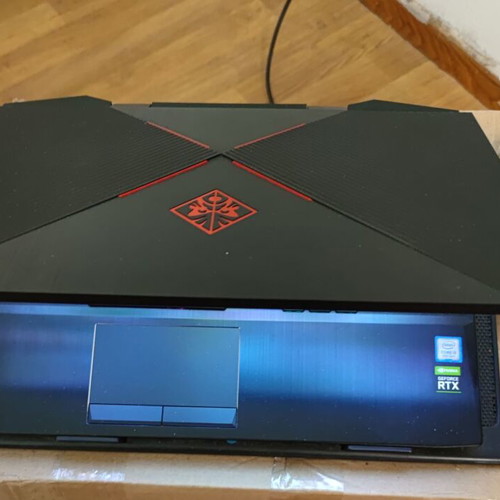 HP Omen 15 used laptop, Intel Core i5, 16GB RAM, 500GB SSD, RTX 2060, RGB keyboard