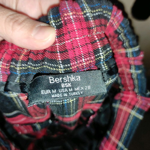 Checked pants used, size medium