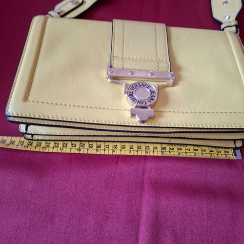 Versace Jeans shoulder bag like new, yellow