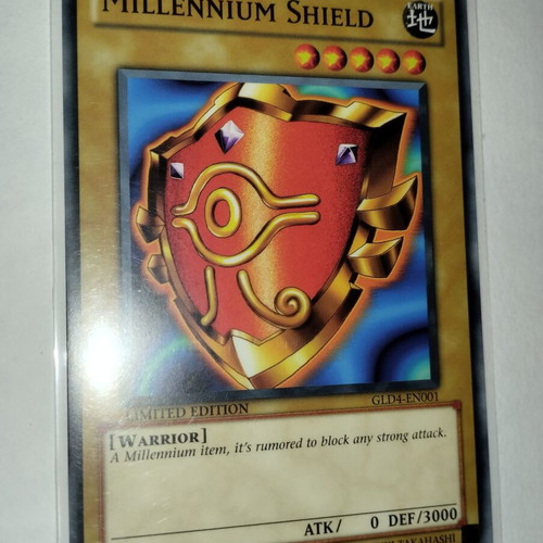 Millennium Shield Yu-Gi-Oh! card, common rarity, near mint