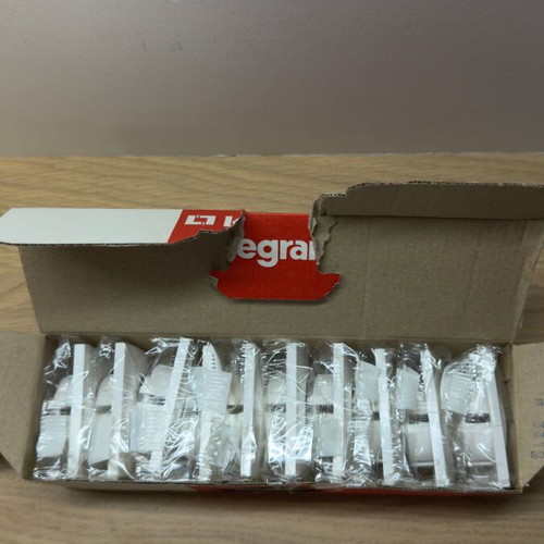 Legrand Suko Socket Plates White Pack of 10 New