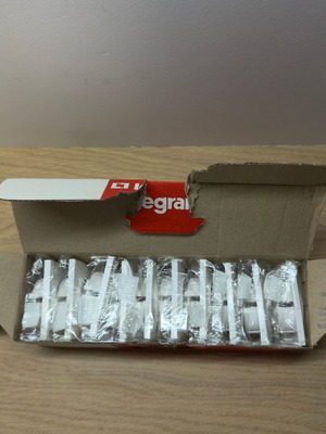 Legrand Suko Socket Plates White Pack of 10 New