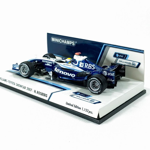 Williams Toyota Show Car 2007 N. Rosberg 1:43 Minichamps New