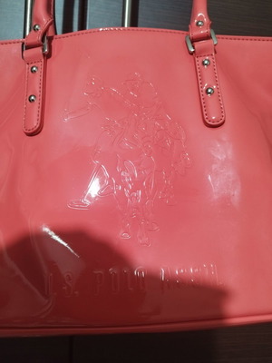 Polo Club shoulder bag large used coral