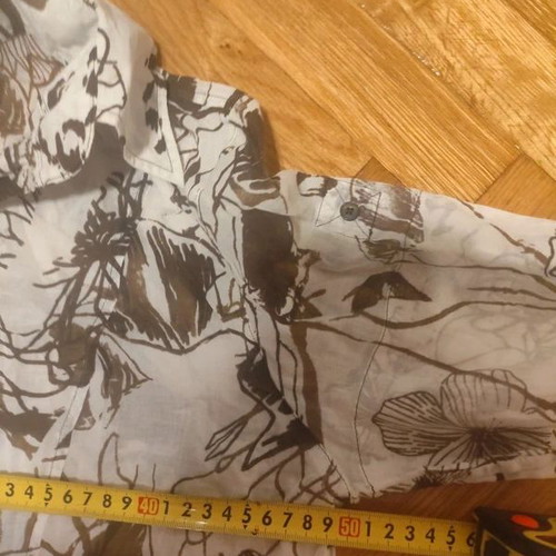 Nadine H abstract shirt made of fine cotton, size M, like new