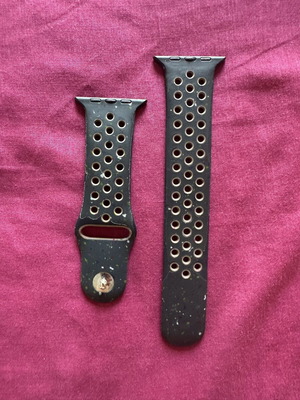 Sport Band for Apple Watch Black and Beige like new
