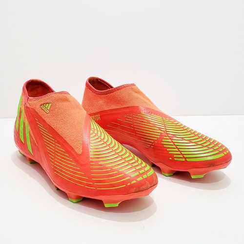 Adidas GW1000 Predator Edge 3 FG football boots used, size 43-43.5, orange