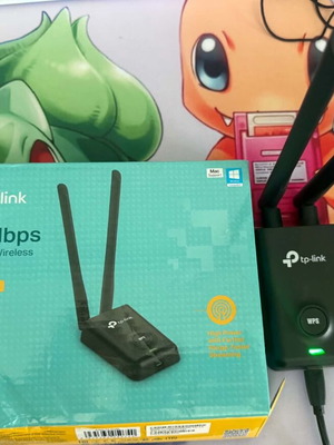 TP-LINK TL-WN8200ND USB network adapter with wireless Wi-Fi 300Mbps and detachable antenna like new
