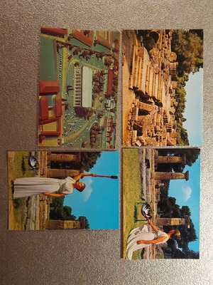 Postcards like new, pack of 4, size 14.5x10 cm