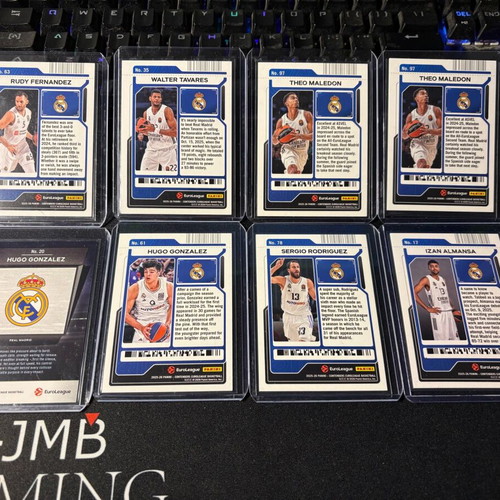 Euroleague Contenders Real Madrid Lot 8 Numbered Cards Hugo Gonzalez /25 & /125 new