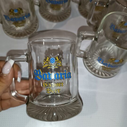 Bavaria Export Beer Glasses set of 6 like new