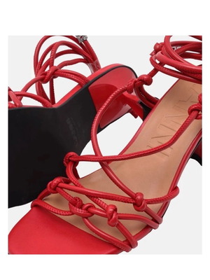 Ganni red sandals size 38 new