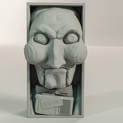 Billy the Puppet wall mount like new, white or gray