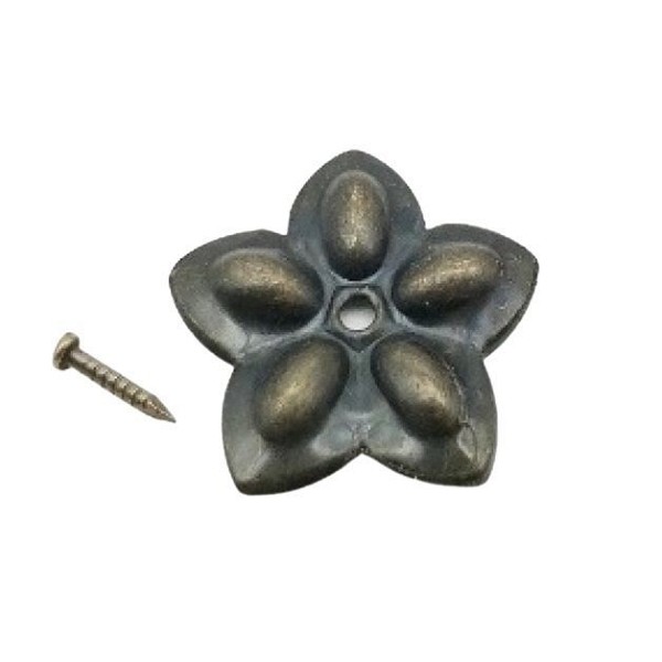  metallika diakosmitika karfia antike petalouda 23x23 mm