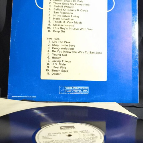 22 Smash Hits of the 60's vinyl record used