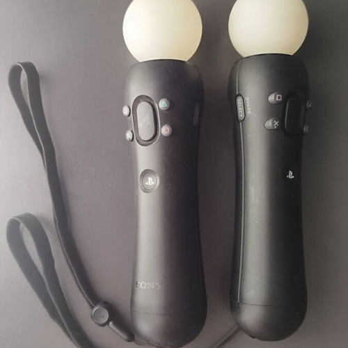 Sony PlayStation Move controllers used, pack of 2 for PS3