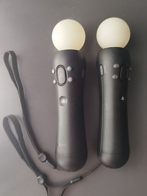 Sony PlayStation Move controllers used, pack of 2 for PS3