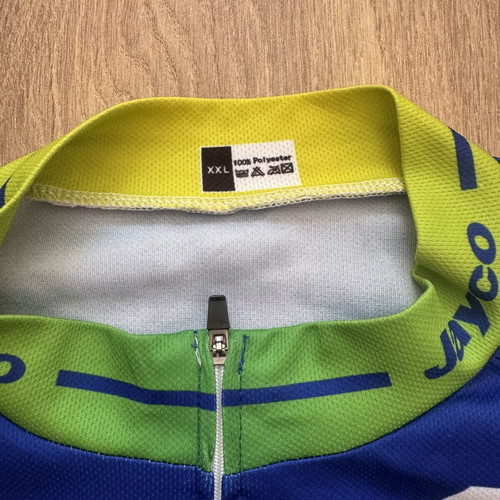 Orica Bike Exchange Scott cycling jersey men's size XXL like new, polyester