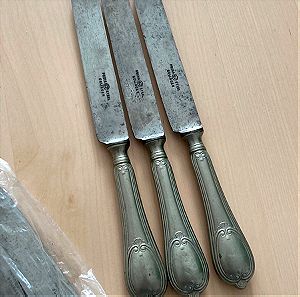 Αντίκες μαχαίρια αλπάκα (Velleure Alpacca, δεκαετίας '40)