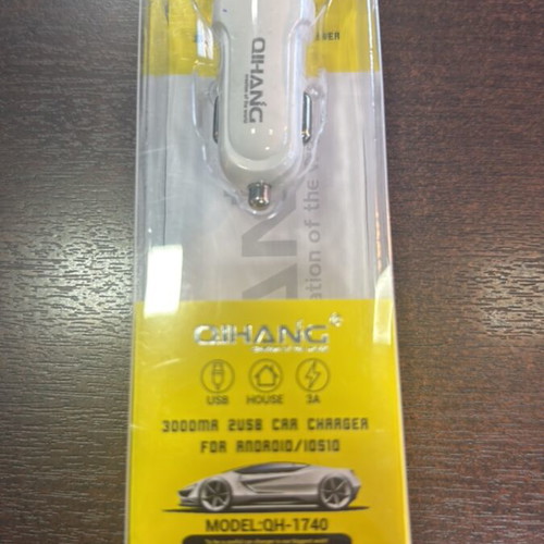 Φορτιστής αυτοκινήτου με 2 USB 3000 mAh Qihang QH-1740 καινούργιο