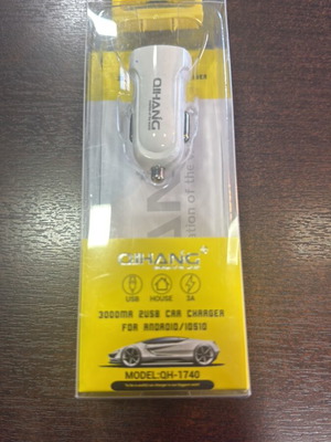 Φορτιστής αυτοκινήτου με 2 USB 3000 mAh Qihang QH-1740 καινούργιο