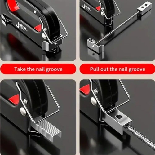 Staple gun new with 600 nails adjustable power