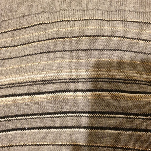 Figaro women's blouse like new, size M, black and grey with gold thread