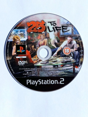 25 to Life PS2 disc like new