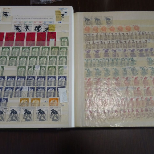 KABE Germany stamp collection in large foldable album, 32 pages