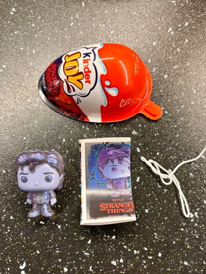 Kinder Joy Stranger Things Funko Pop Steve Upside Down figure like new