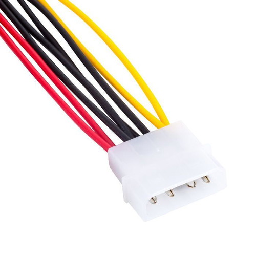 Akyga AK-CA-16 Αντάπτορας Molex σε 2x SATA καλώδιο τροφοδοσίας 2x 15cm καινούργιο
