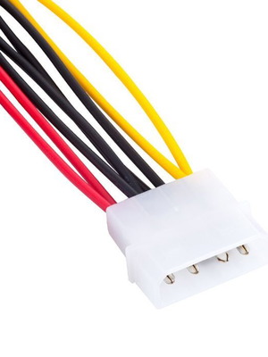 Akyga AK-CA-16 Αντάπτορας Molex σε 2x SATA καλώδιο τροφοδοσίας 2x 15cm καινούργιο