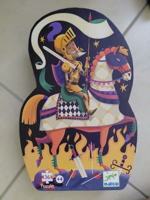 Djeko Don Quixote puzzle like new, 36 pieces for preschoolers