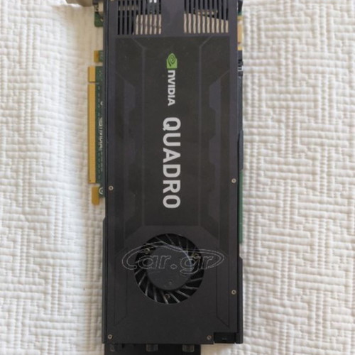 Nvidia Quadro K4000 graphics card used, 3GB GDDR5 PCI-E 2.0 x16