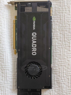 Nvidia Quadro K4000 graphics card used, 3GB GDDR5 PCI-E 2.0 x16