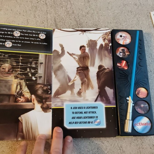 Star Wars Lightsaber Rescue book like new, English