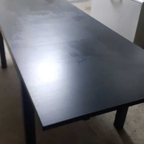 Table used 220x84x14x74 cm with 2 leaves of 40 cm