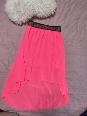 Summer skirt used, pink