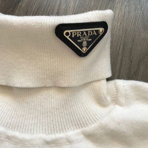 Prada Polo T-shirt white, like new, fits XS and S