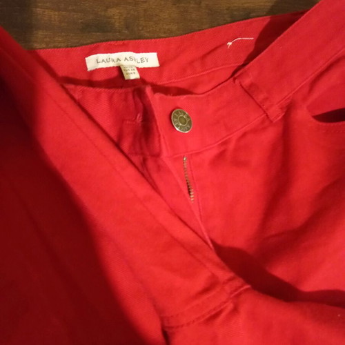 Laura Ashley red jeans new, size UK 12 EUR 38
